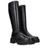Celine Black Leather Ankle Boots
